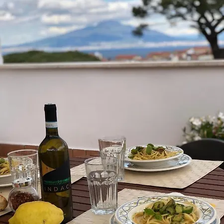 Casa Bice Amazing View Of Vesuvius With Pool Апартаменти Сорренто