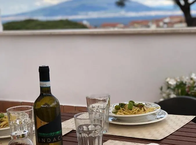 Casa Bice Amazing View Of Vesuvius With Pool 아파트 소렌토